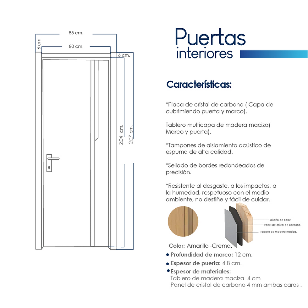 Miniatura: PUERTA PT06.800.2102-AMARILLO