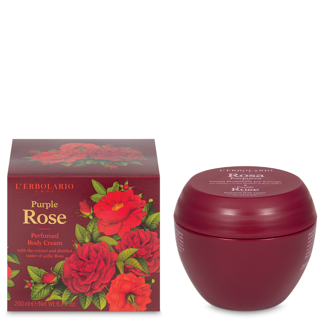 Purple Rose Perfumed Body Cream