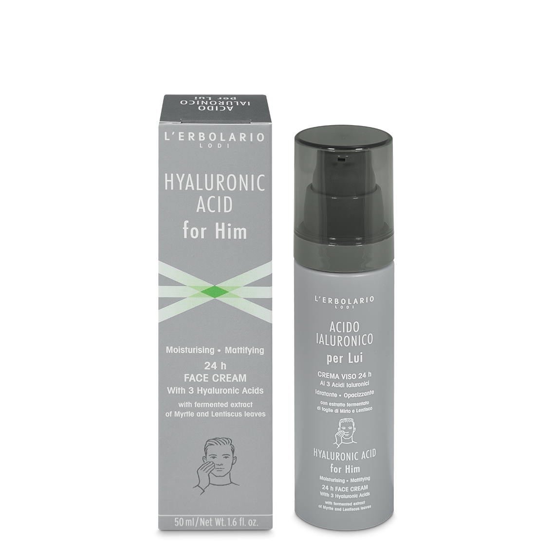 Hyaluronic Acid for Him 24Hr Face Cream