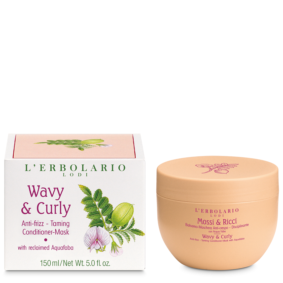 Wavy & Curly Anti-frizz Taming Conditioner-Mask