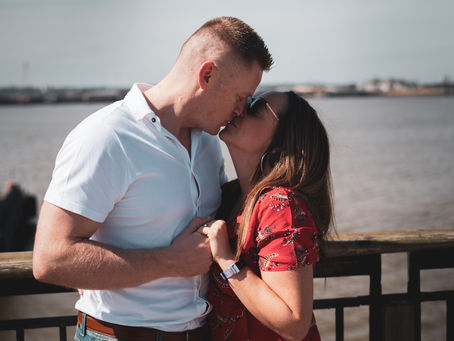 Sarah & Carl | Liverpool Waterfront Pre-Wedding Shoot