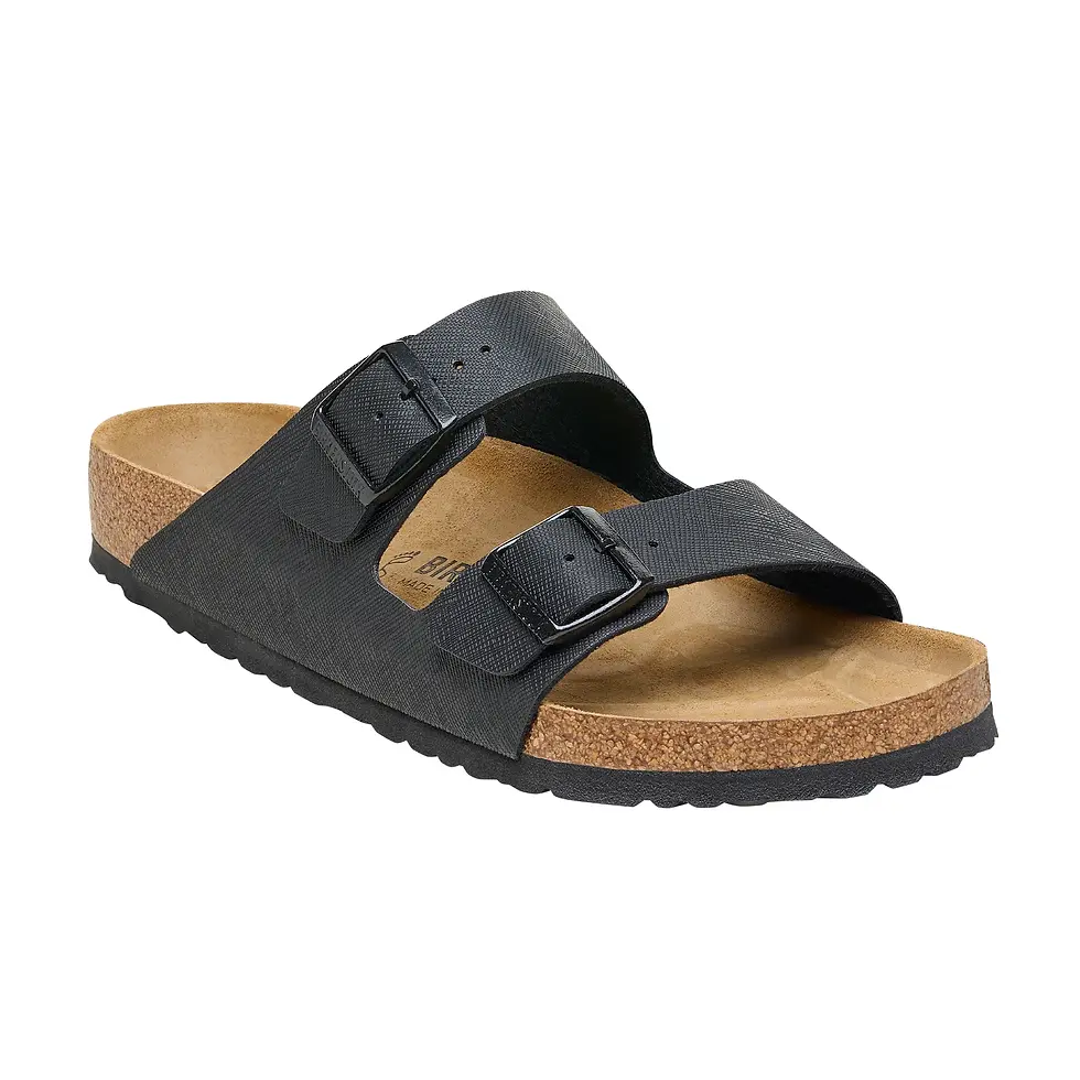 Thumbnail: Arizona Saffiano Black With Black Buckle