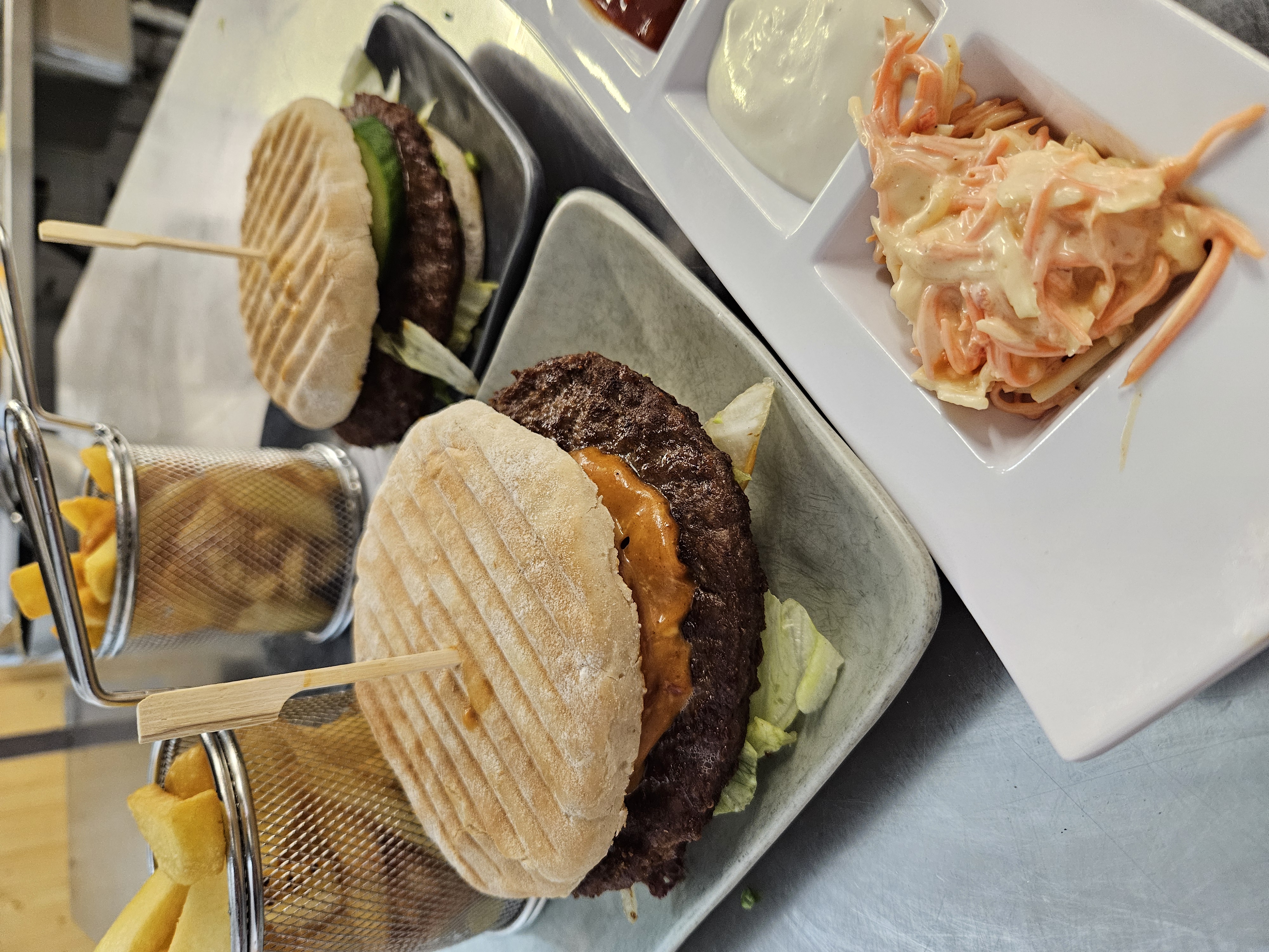 Arranged Food and Objects