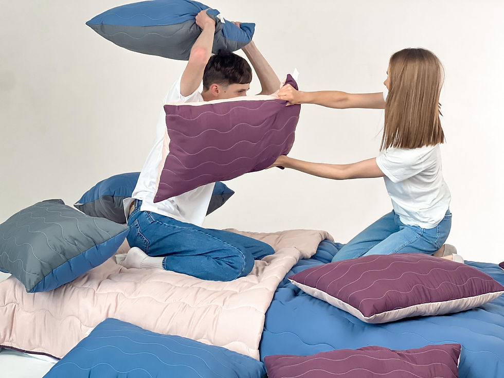Thumbnail: Demi-season blanket Double face pink