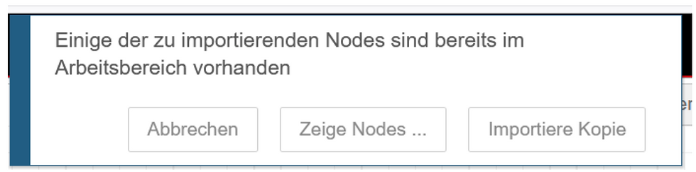 nodes importieren