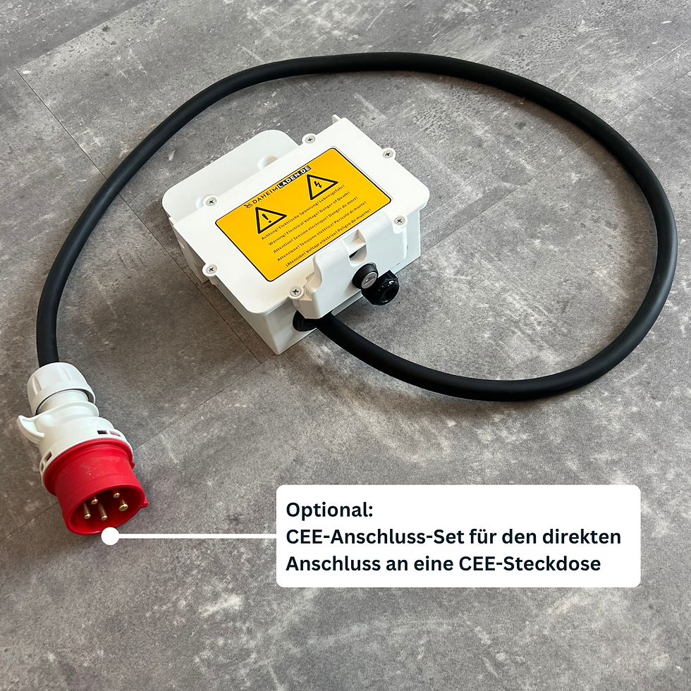 CEE Anschlussset für die DaheimLader Wallbox