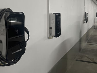 Wallbox in der Tiefgarage einer WEG