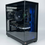 Thumbnail: Angled view of a custom-built gaming PC housed in a black NZXT H6 Flow dual-chamber glass case, showcasing internal component