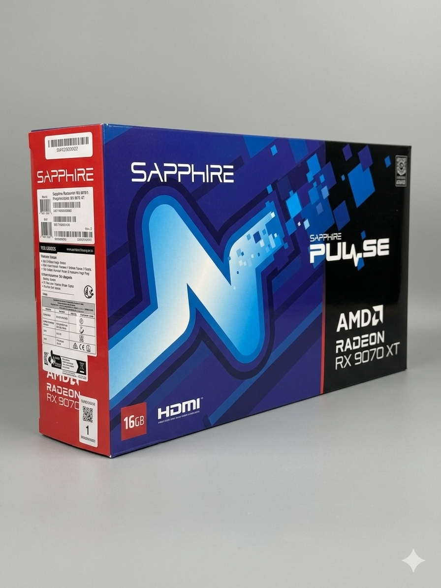 Sapphire AMD Radeon RX 9700 XT GPU box front