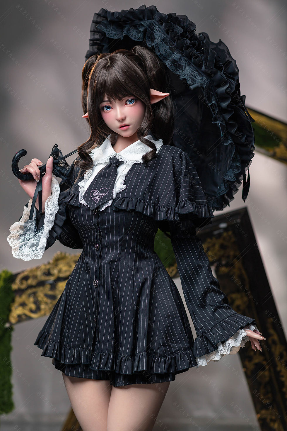 Thumbnail: BEZLYA彼之良娃娃-小蒼蘭1號妝-155M cm E罩杯 2.2CF-(全矽膠)