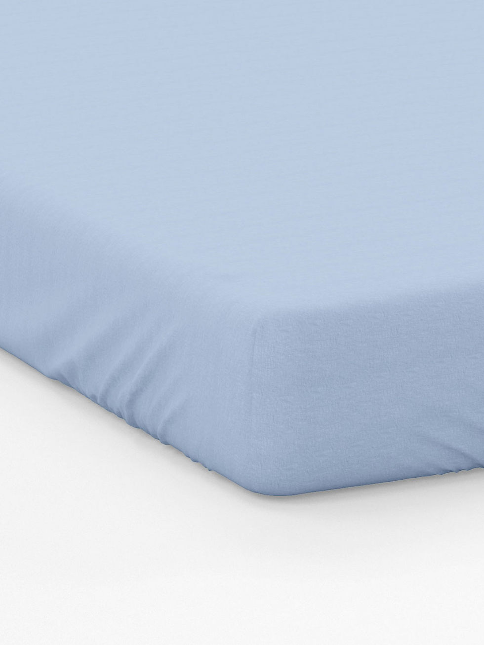 Renforcé Babybett Spannbettlaken Babyblau