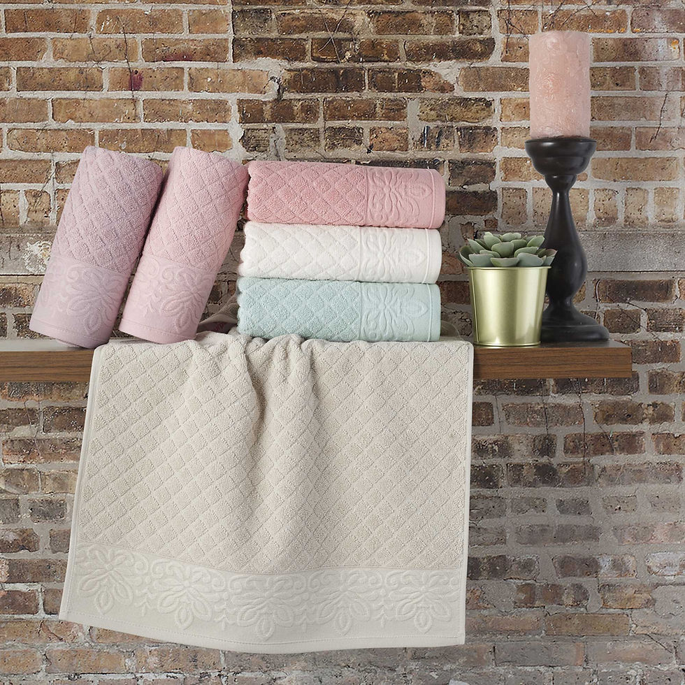 Handtuch Feyzan Hellgrau