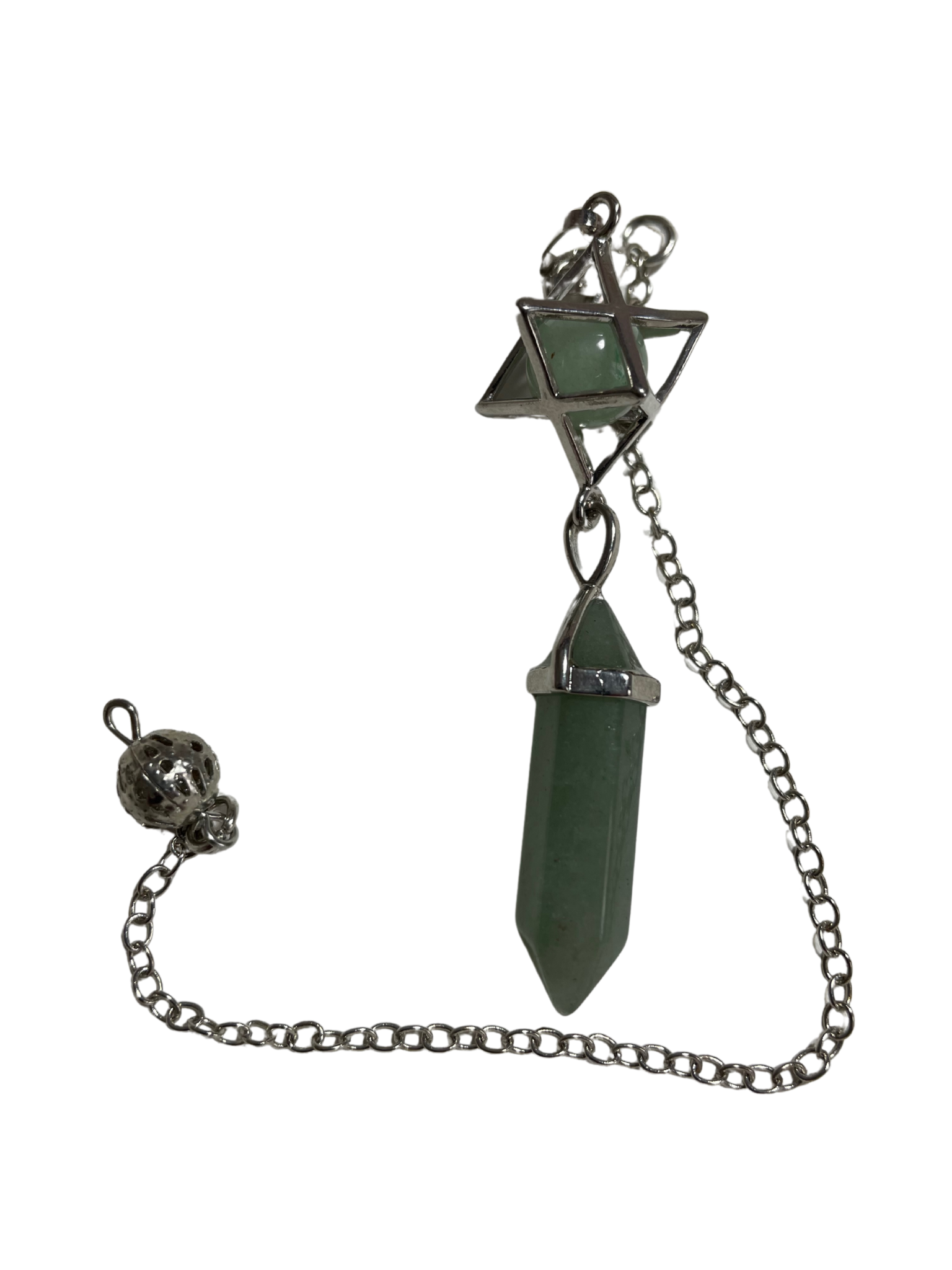 Pendolo Merkaba avventurina 