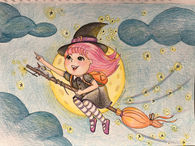 bruxinha - ilustradora Maya Bedrossian