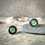 Thumbnail: Cup & Saucer Earrings - set with Green Aventurine Stone
