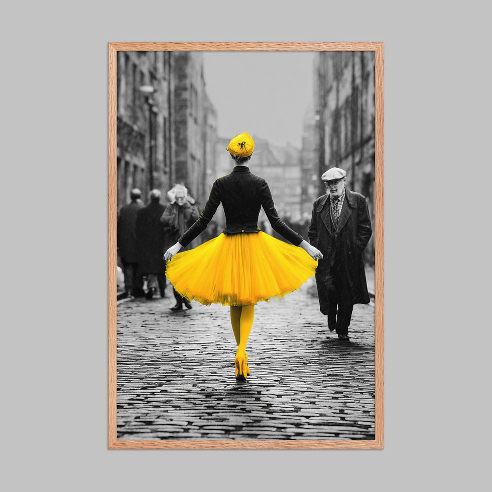 Thumbnail: Yellow ballerina 05