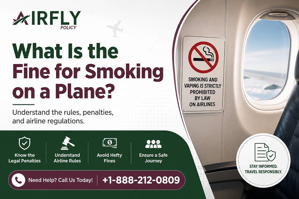 What Is the Fine for Smoking on a Plane? (2026 Guide)