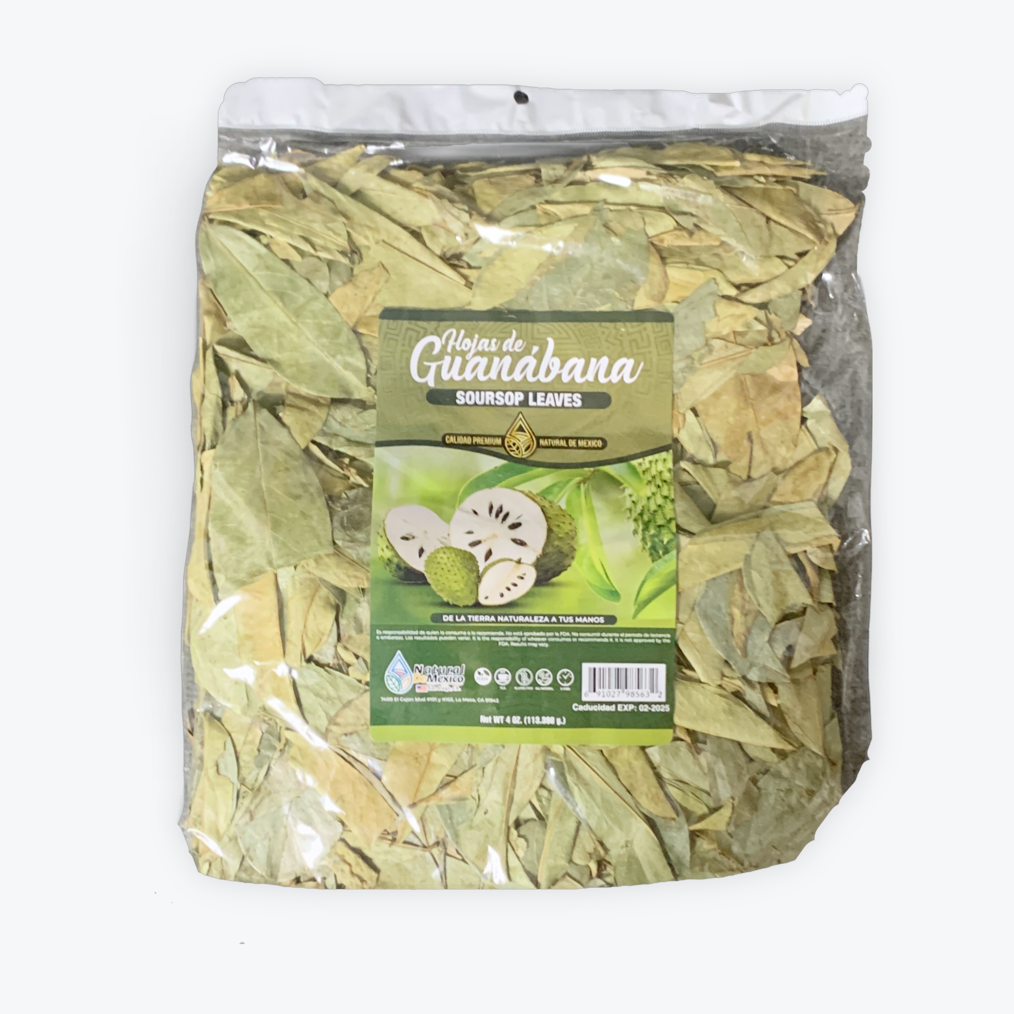 Natural De Mexico Hojas de Guanabana