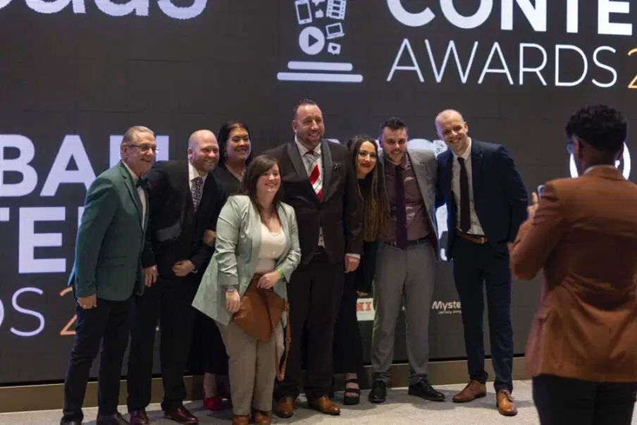 Winners at the 2024 Football Content Awards.