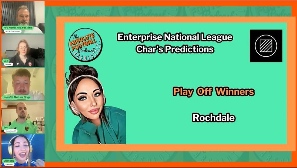 Her Game Too's Rochdale Ambassador, Charlotte Cromarty, hosts two weekly shows