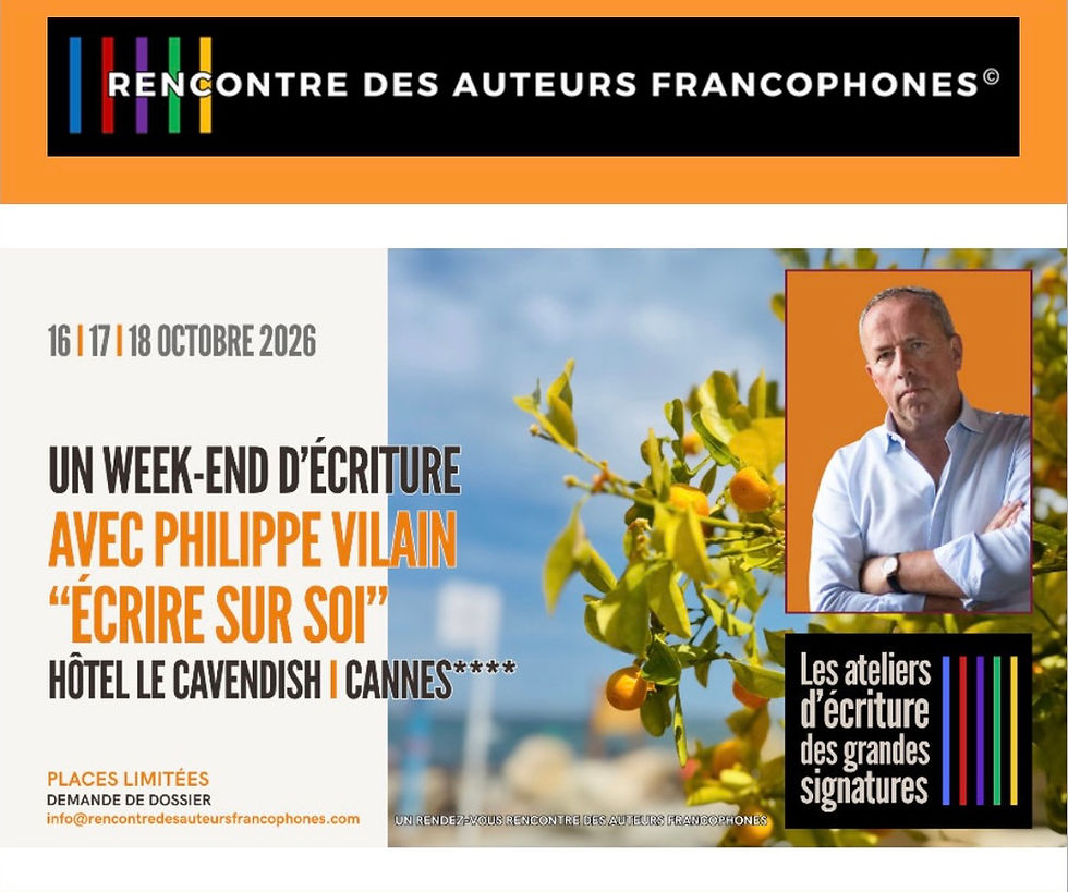 Week-end d’écriture avec Philippe Vilain 