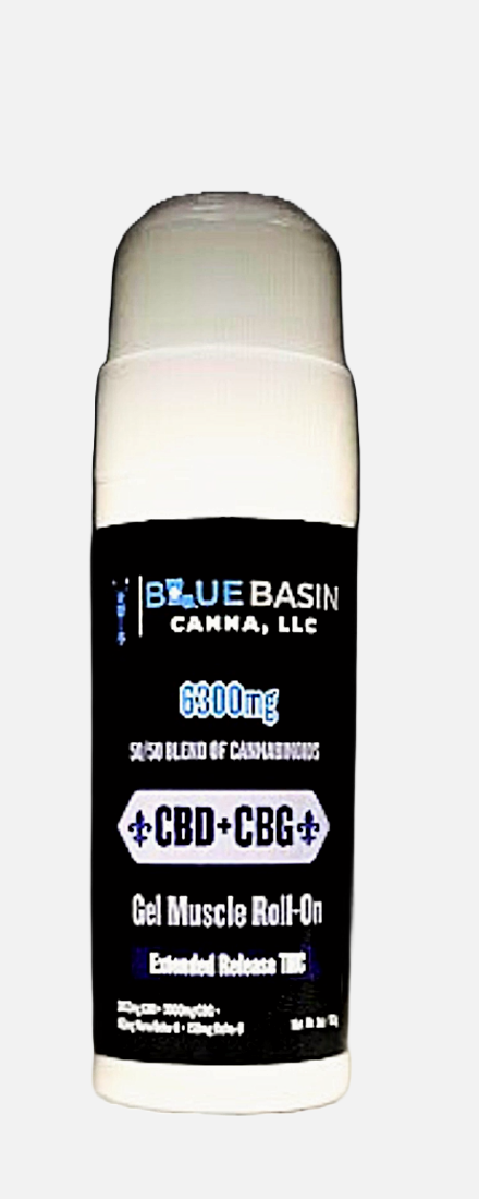 Thumbnail: Relief Gel Muscle Roll-On - 6300mg CBD + CBG + THC