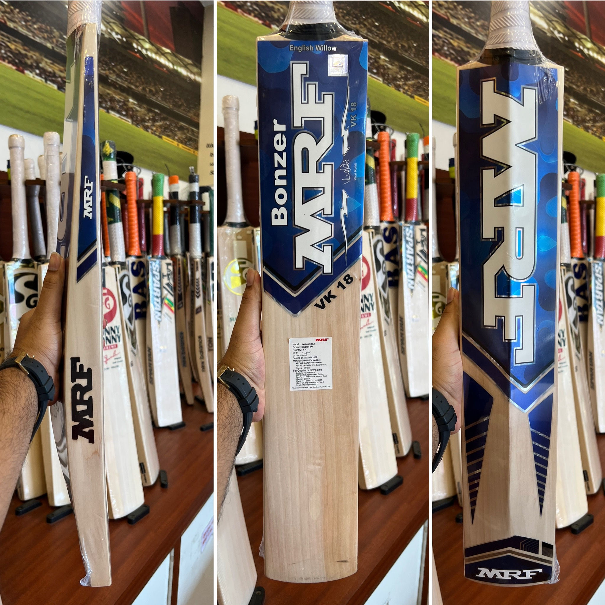 MRF BONZER ENGLISH WILLOW BAT 