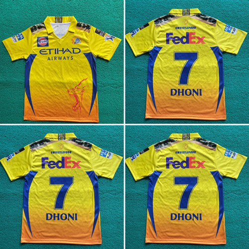 Cricket Jersey Csk Jersey Sponsor NEW CHENNAI SUPER KINGS CSK IPL