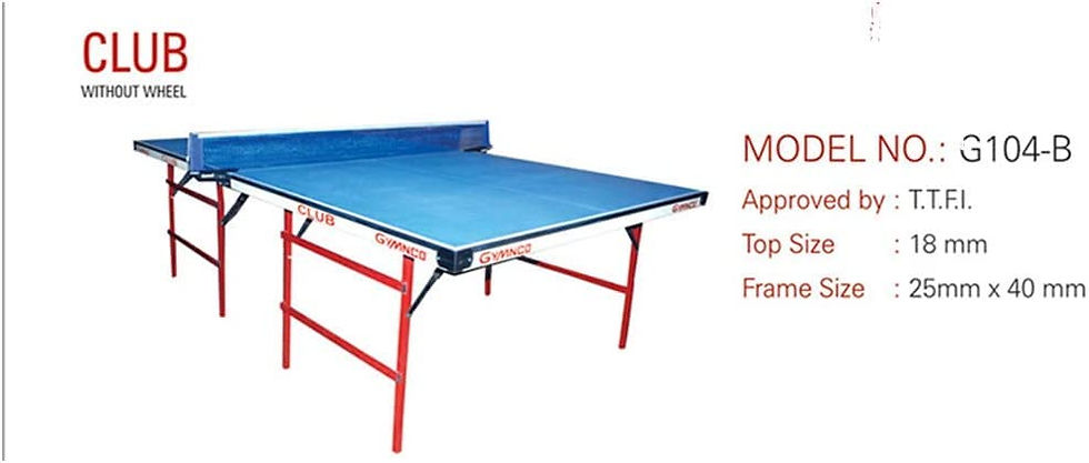 Thumbnail: Gymnco Club Table Tennis Table Without Wheel