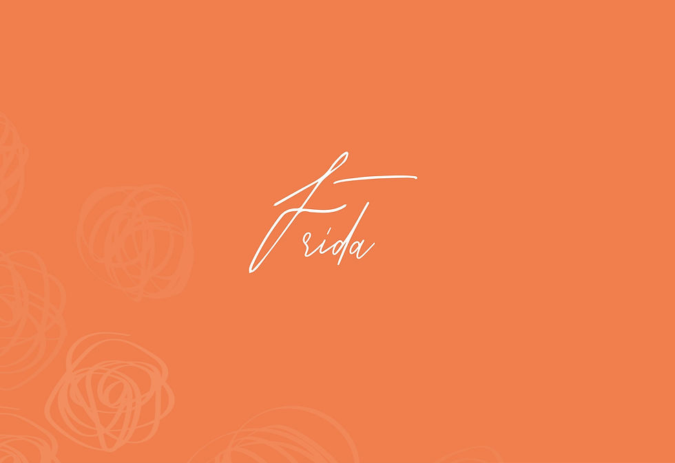 Frida restaurant logo design