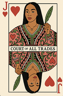 Playing Card Jack of Hearts as Courtenay
