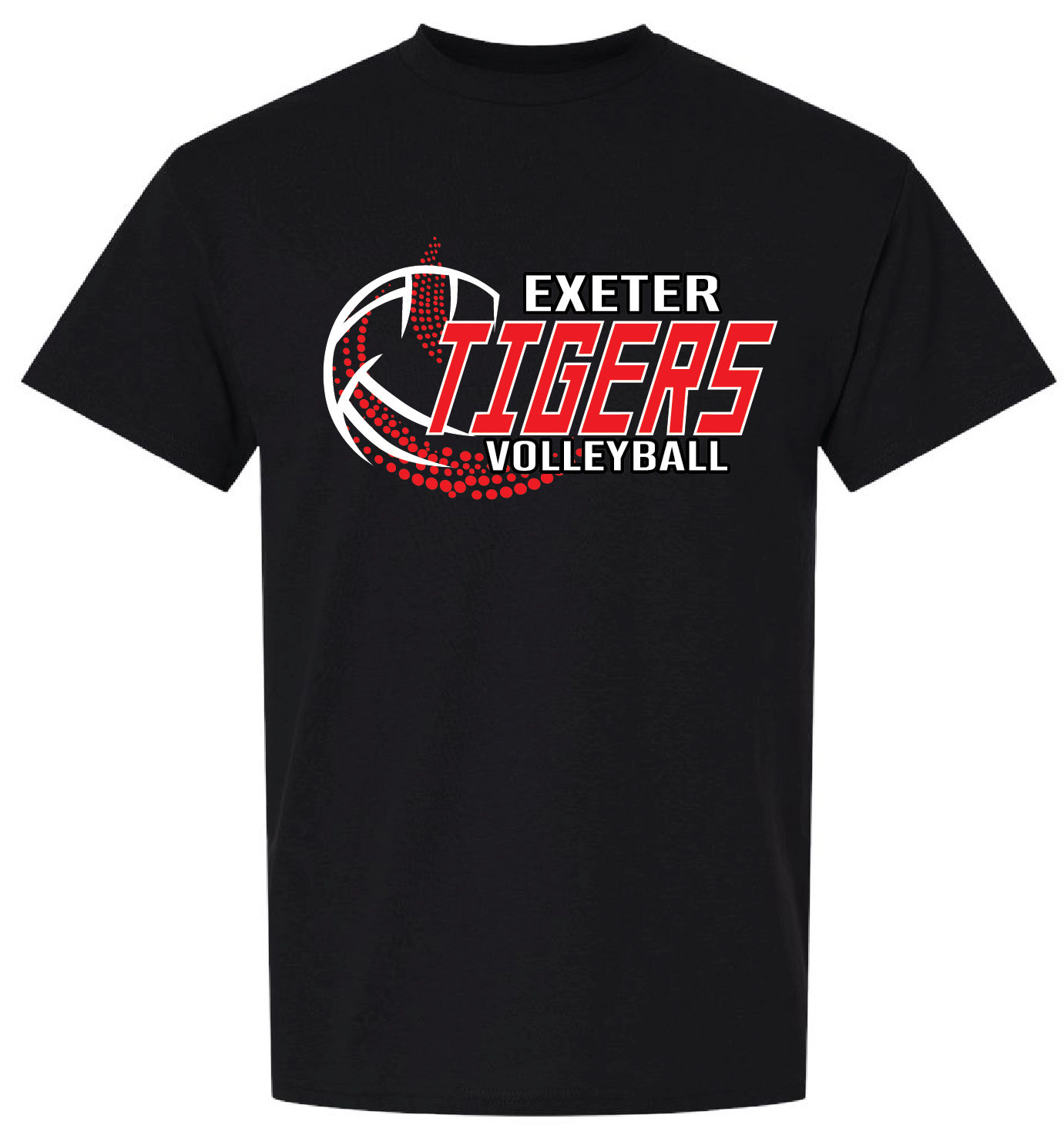 Exeter Tigers Volleyball Softstyle Tee
