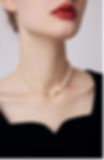 JXRX natural freshwater pearl necklace for women