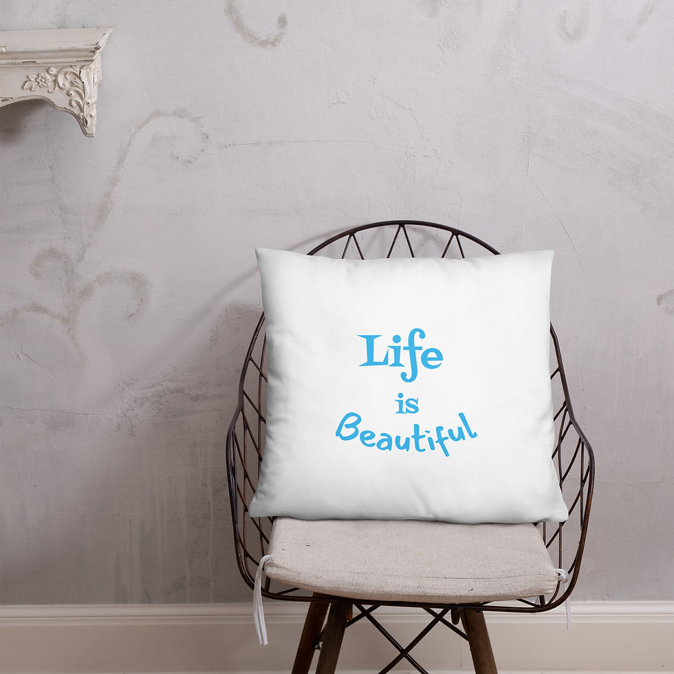 Thumbnail: Life Is Beautiful Throw Pillow