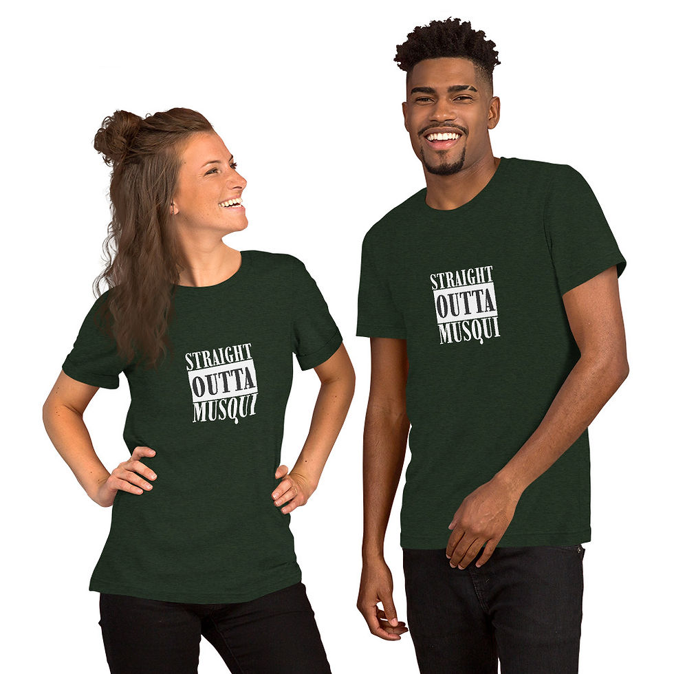 Thumbnail: Straight Outta Musqui Unisex t-shirt