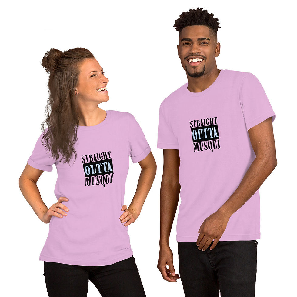 Thumbnail: Straight Outta Musqui Unisex t-shirt