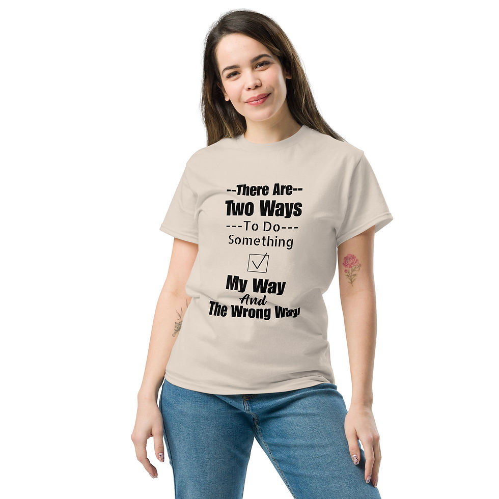 Thumbnail: My Way Unisex classic tee