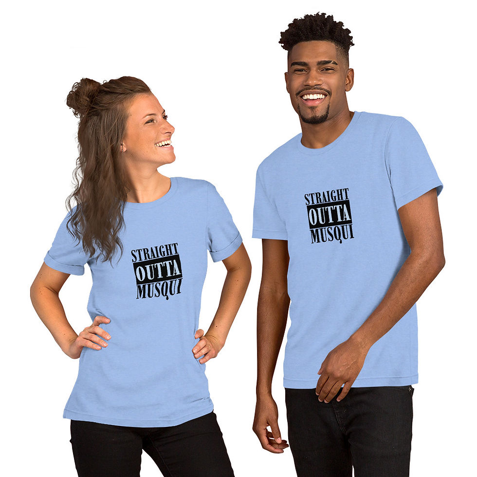 Thumbnail: Straight Outta Musqui Unisex t-shirt