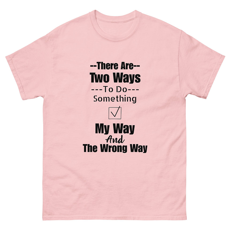 Thumbnail: My Way Unisex classic tee