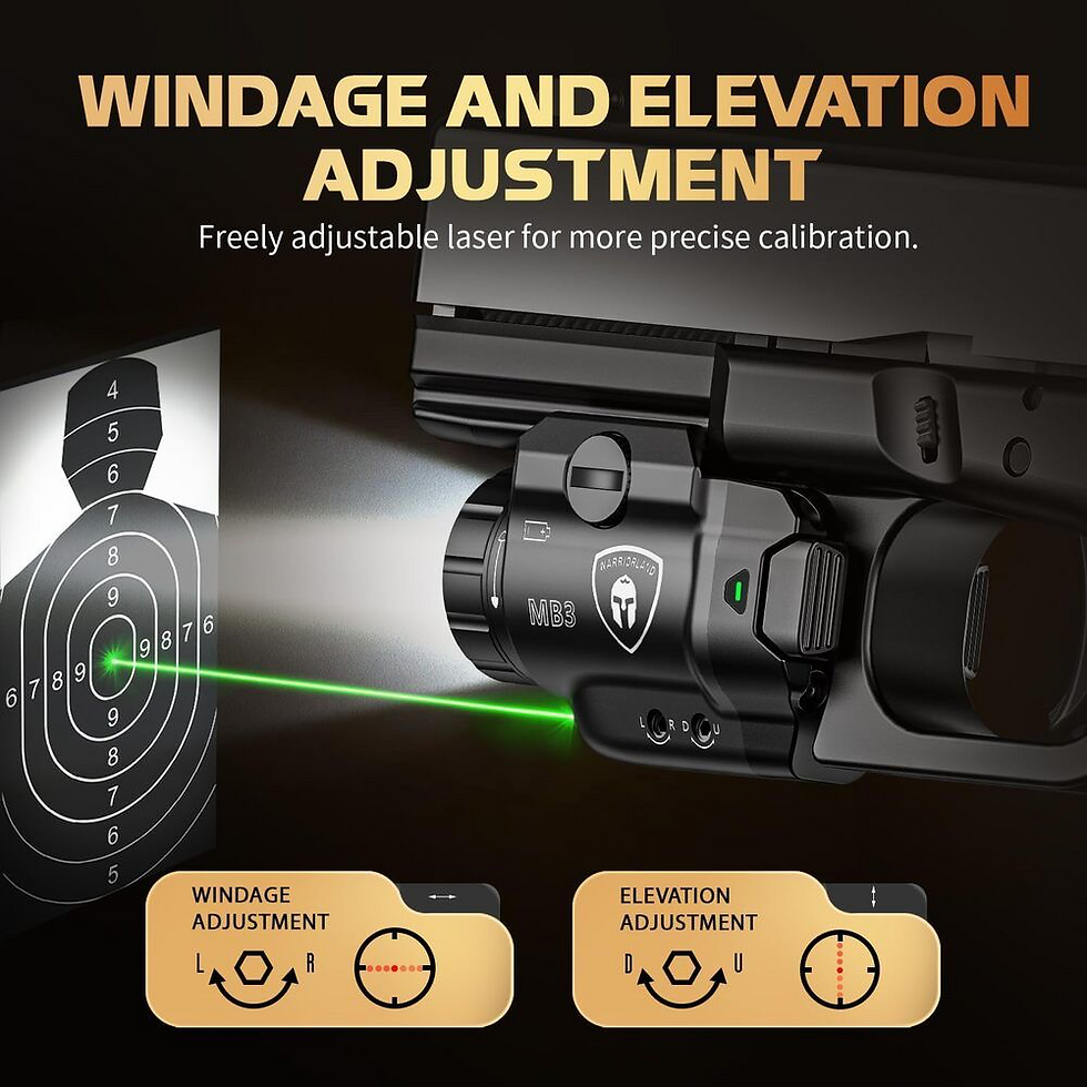 Thumbnail: M&S MB3 Combat Combo – Green Laser + 500 Lumen LED