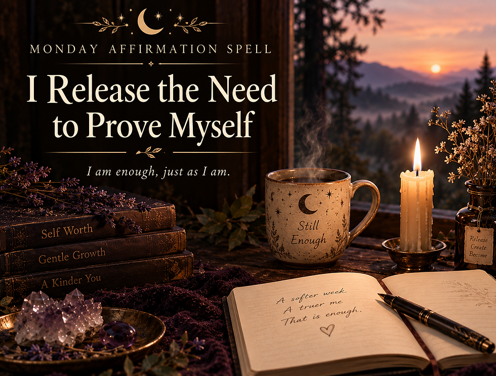 Monday Affirmation Spell: I Release the Need to Prove Myself