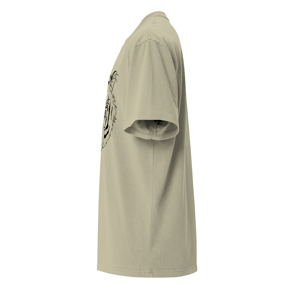 Thumbnail: Tiger Third Eye Oversized faded t-shirt