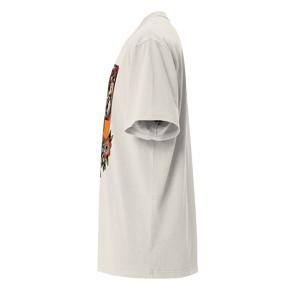 Thumbnail: Persephone Flash Oversized faded t-shirt