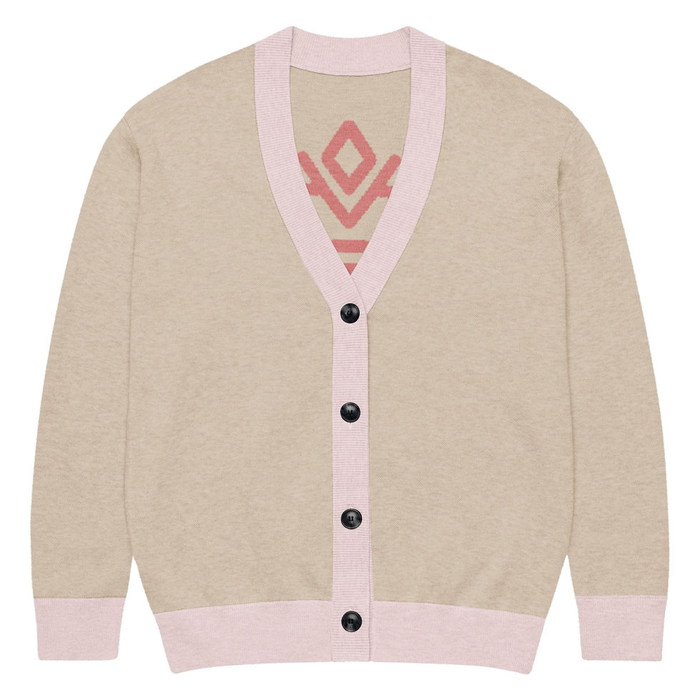 Thumbnail: Isha Luz Logo Knitted cardigan