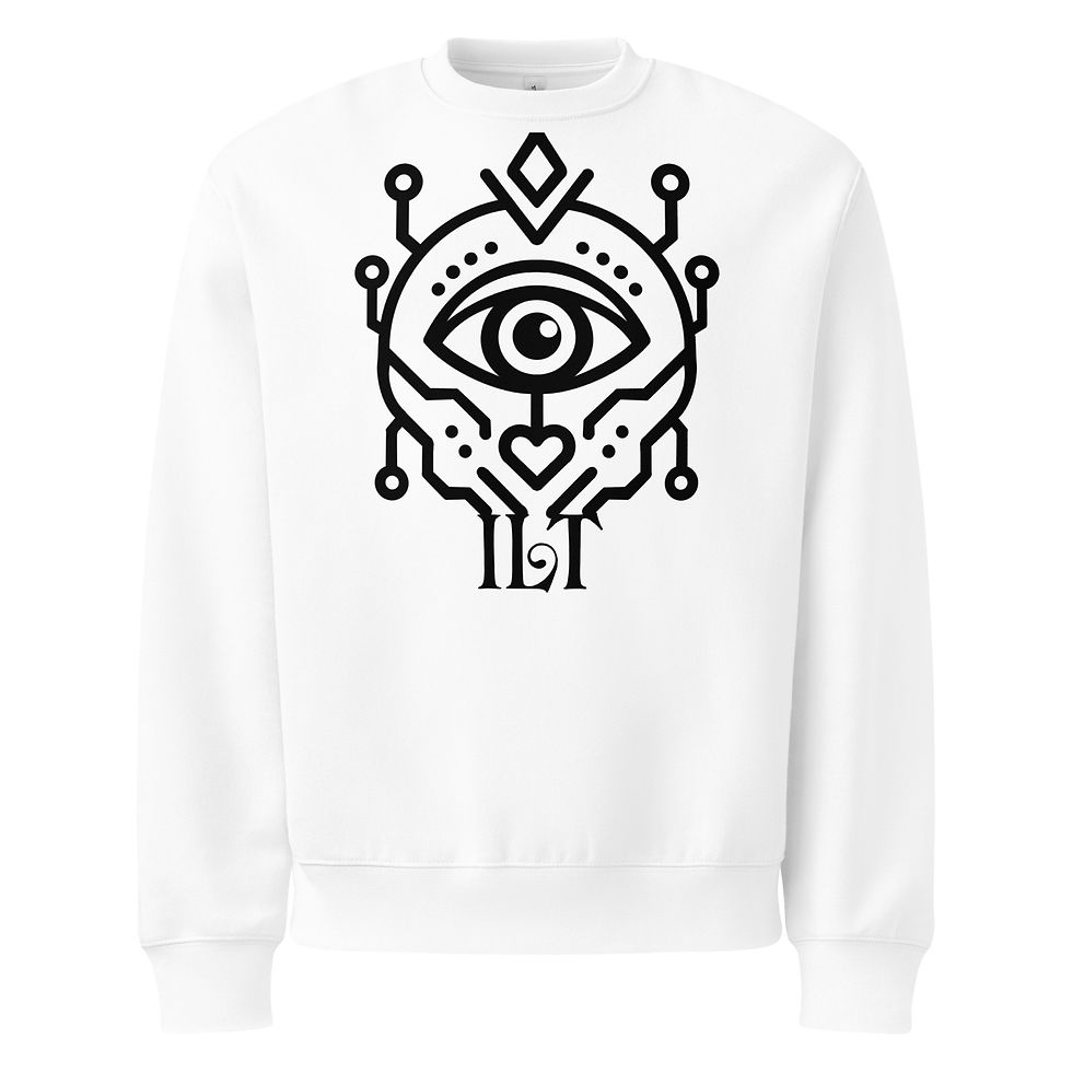 Thumbnail: Isha Luz Logo Oversized heavyweight sweatshirt