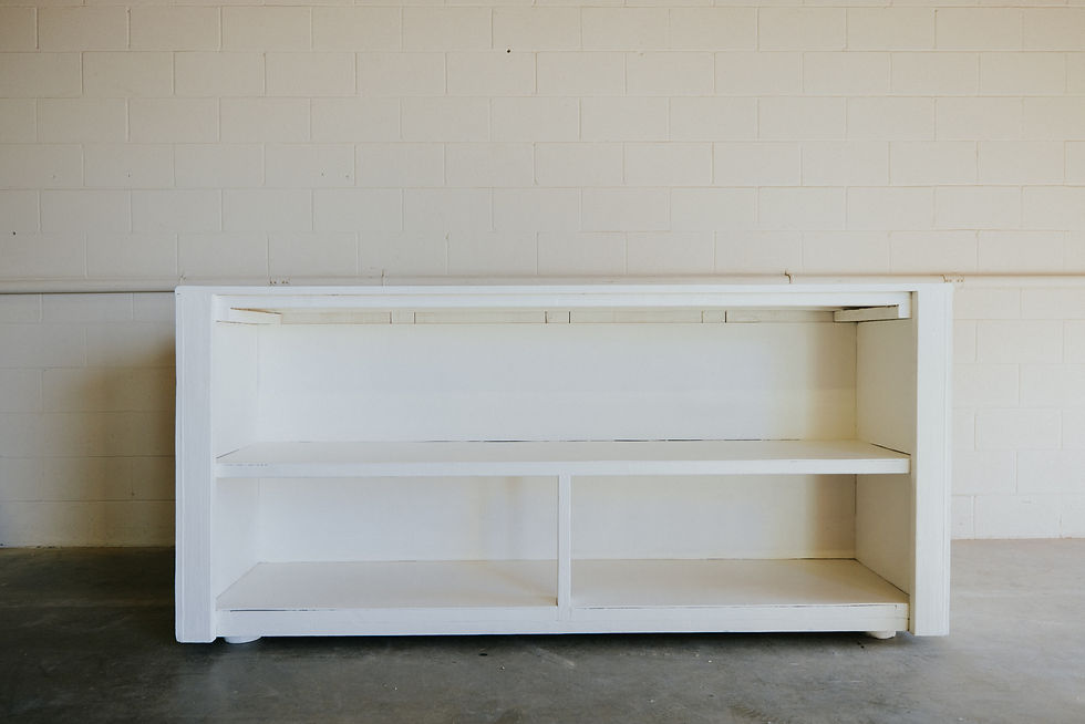 Thumbnail: White two-shelf cabinet
