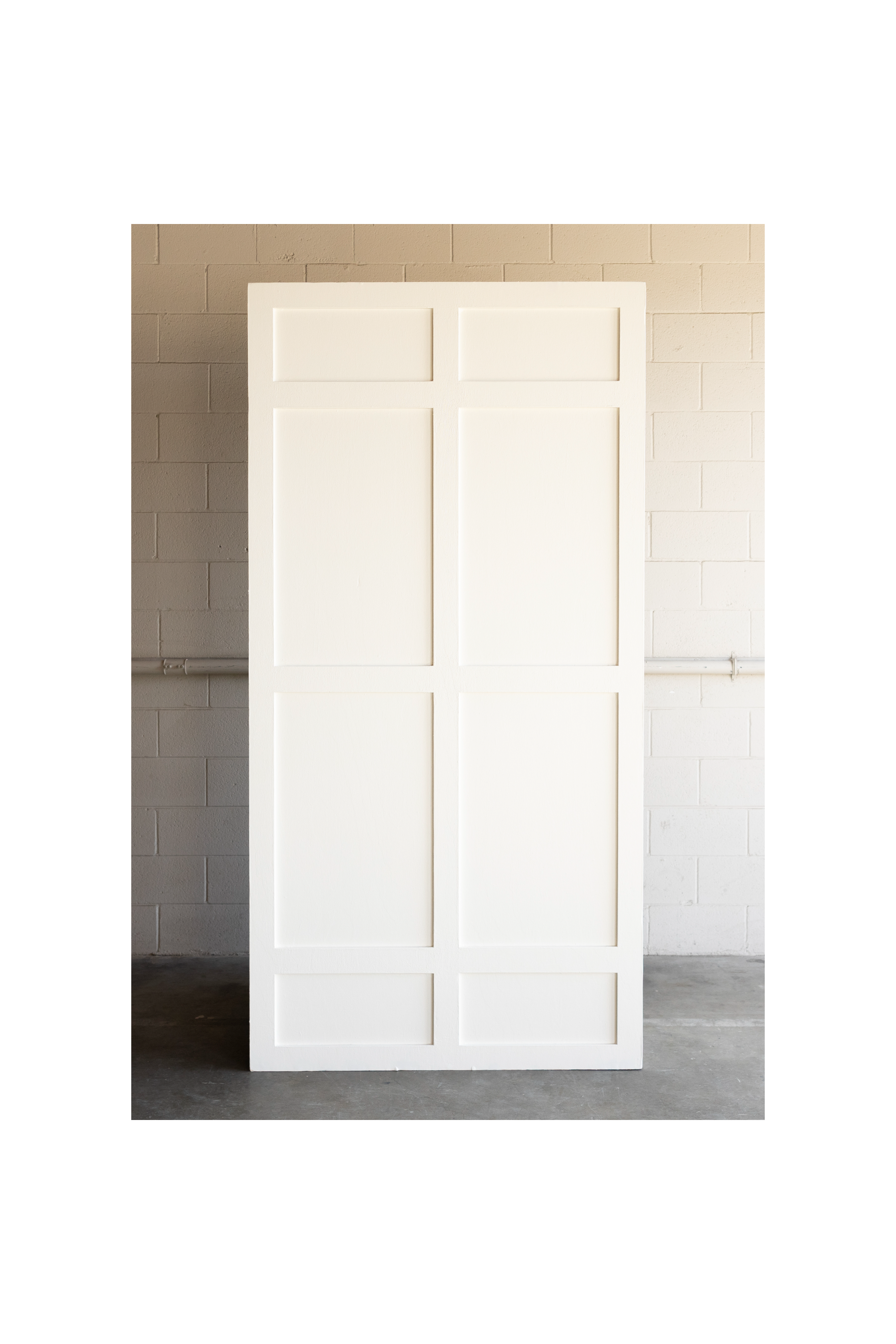 White paneled door
