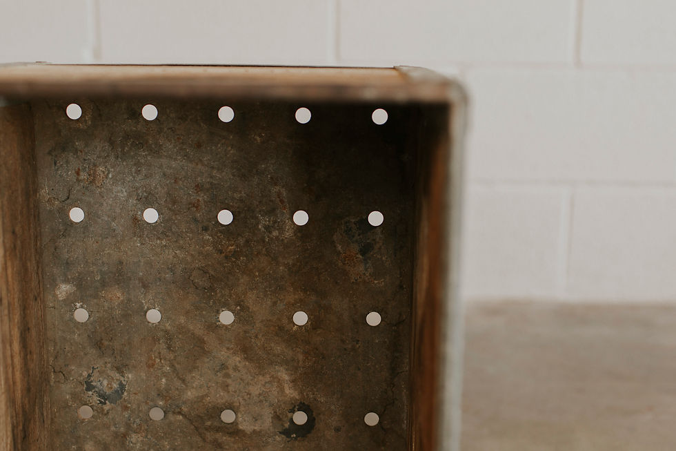 Thumbnail: Close-up of a perforated metal crate