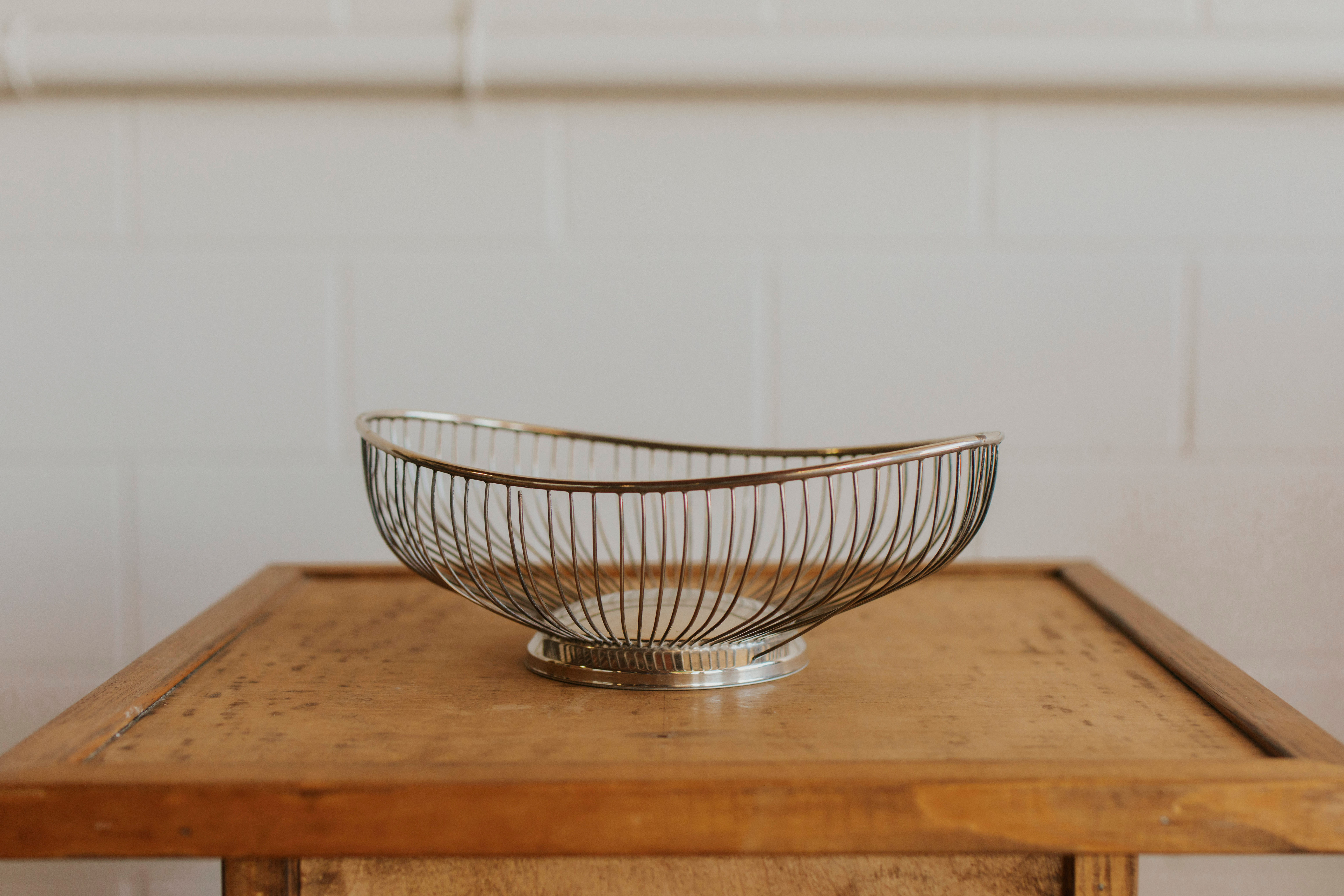 Mod Silver Bowl