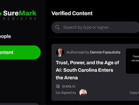 In an Era of Fake Media, South Carolina Forum Delivers the World’s First Participant-Authenticated Press Release
